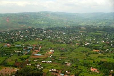 Residential neighbourhood street in Gasabo District, Kigali, Rwanda