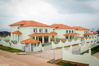 House under construction on a buy-and-build project in Kigali, Rwanda